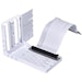 A product image of Lian Li Universal 4-Slot Vertical GPU Kit with PCIe 4.0 Riser (White)